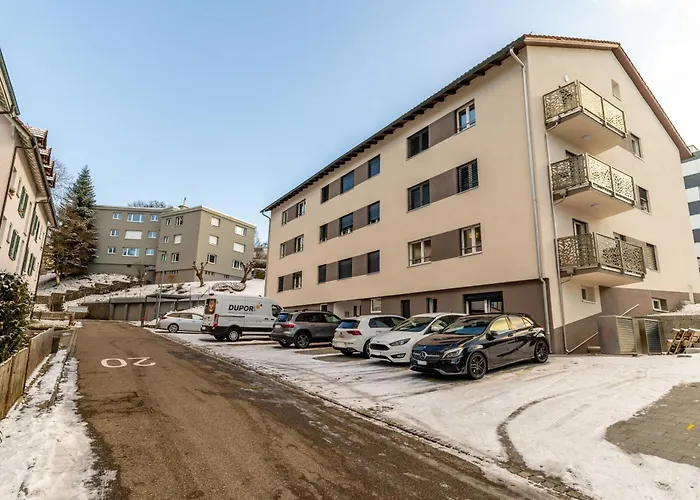 Apartment Jasminkas Host 1, Ruhig, Gratis Parkplatz Balkon & Im 1, Stockwerk St. Gallen