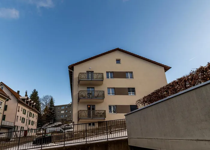 Lägenhet Jasminkas Host 1, Ruhig, Gratis Parkplatz Balkon & Im 1, Stockwerk St. Gallen